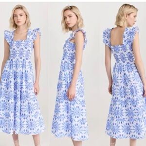 Hill House Ellie Nap Dress in Blue Mosaic Shell